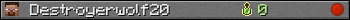 Destroyerwolf20 userbar 350x20