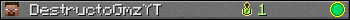 DestructoGmzYT userbar 350x20