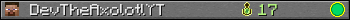 DevTheAxolotlYT userbar 350x20