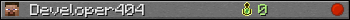 Developer404 userbar 350x20