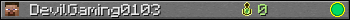 DevilGaming0103 userbar 350x20