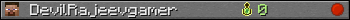 DevilRajeevgamer userbar 350x20