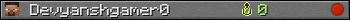 Devyanshgamer0 userbar 350x20