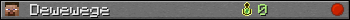 Dewewege userbar 350x20