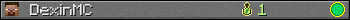 DexinMC userbar 350x20