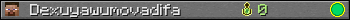 Dexuyawumovadifa userbar 350x20