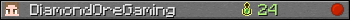 DiamondOreGaming userbar 350x20