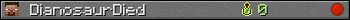 DianosaurDied userbar 350x20