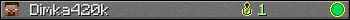 Dimka420k userbar 350x20