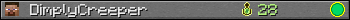 DimplyCreeper userbar 350x20