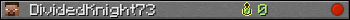 DividedKnight73 userbar 350x20