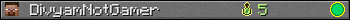 DivyamNotGamer userbar 350x20