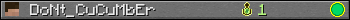 DoNt_CuCuMbEr userbar 350x20