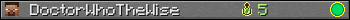 DoctorWhoTheWise userbar 350x20