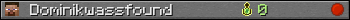 Dominikwassfound userbar 350x20