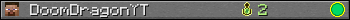 DoomDragonYT userbar 350x20