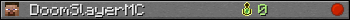 DoomSlayerMC userbar 350x20