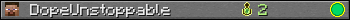 DopeUnstoppable userbar 350x20