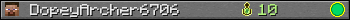 DopeyArcher6706 userbar 350x20