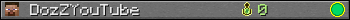 DozZYouTube userbar 350x20