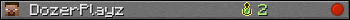 DozerPlayz userbar 350x20