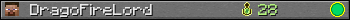 DragoFireLord userbar 350x20