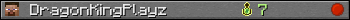 DragonKingPlayz userbar 350x20