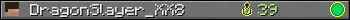 DragonSlayer_XX8 userbar 350x20