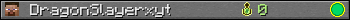 DragonSlayerxyt userbar 350x20