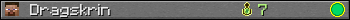 Dragskrin userbar 350x20