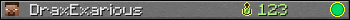 DraxExarious userbar 350x20