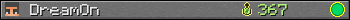 DreamOn userbar 350x20