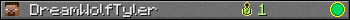 DreamWolfTyler userbar 350x20