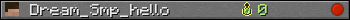 Dream_Smp_hello userbar 350x20