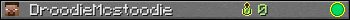 DroodieMcstoodie userbar 350x20