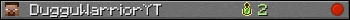 DugguWarriorYT userbar 350x20