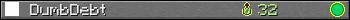 DumbDebt userbar 350x20