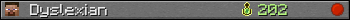 Dyslexian userbar 350x20