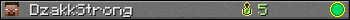 DzakkStrong userbar 350x20