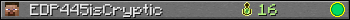 EDP445isCryptic userbar 350x20