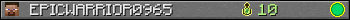 EPICWARRIOR0965 userbar 350x20