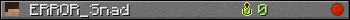 Benutzerleisten 350x20 für ERROR_Snad