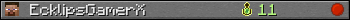 EcklipsGamerX userbar 350x20