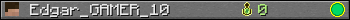 Edgar_GAMER_10 userbar 350x20