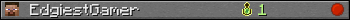 EdgiestGamer userbar 350x20