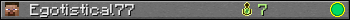 Egotistical77 userbar 350x20