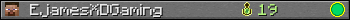 EjamesXDGaming userbar 350x20