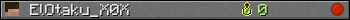 ElOtaku_X0X userbar 350x20