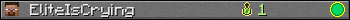 EliteIsCrying userbar 350x20