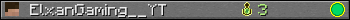 ElxanGaming__YT userbar 350x20